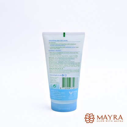 Simple Water Boost Micellar Facial Gel Wash (150ml)
