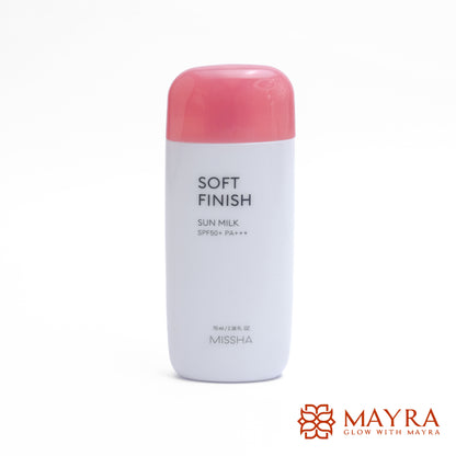 Missha Soft Finish Sun Milk SPF 50+ PA+++ - 70ml