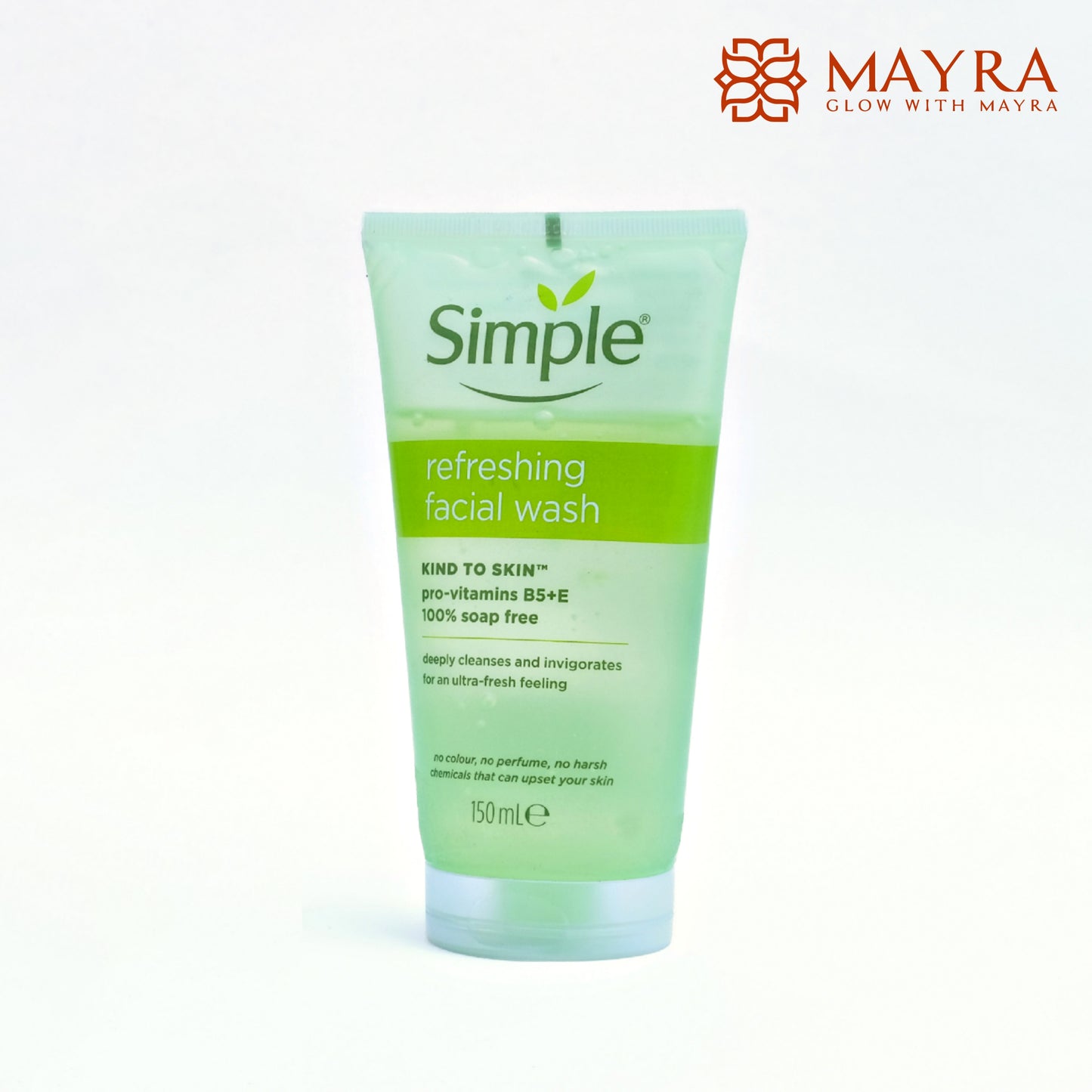 Simple Refreshing Facial Wash Gel Kind to Skin (150ml)