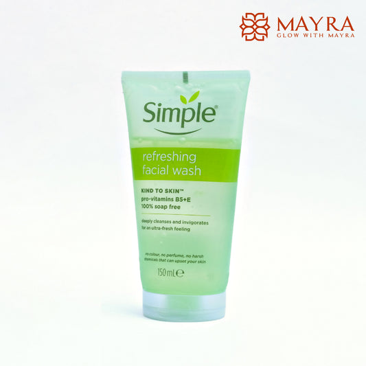 Simple Refreshing Facial Wash Gel Kind to Skin (150ml)