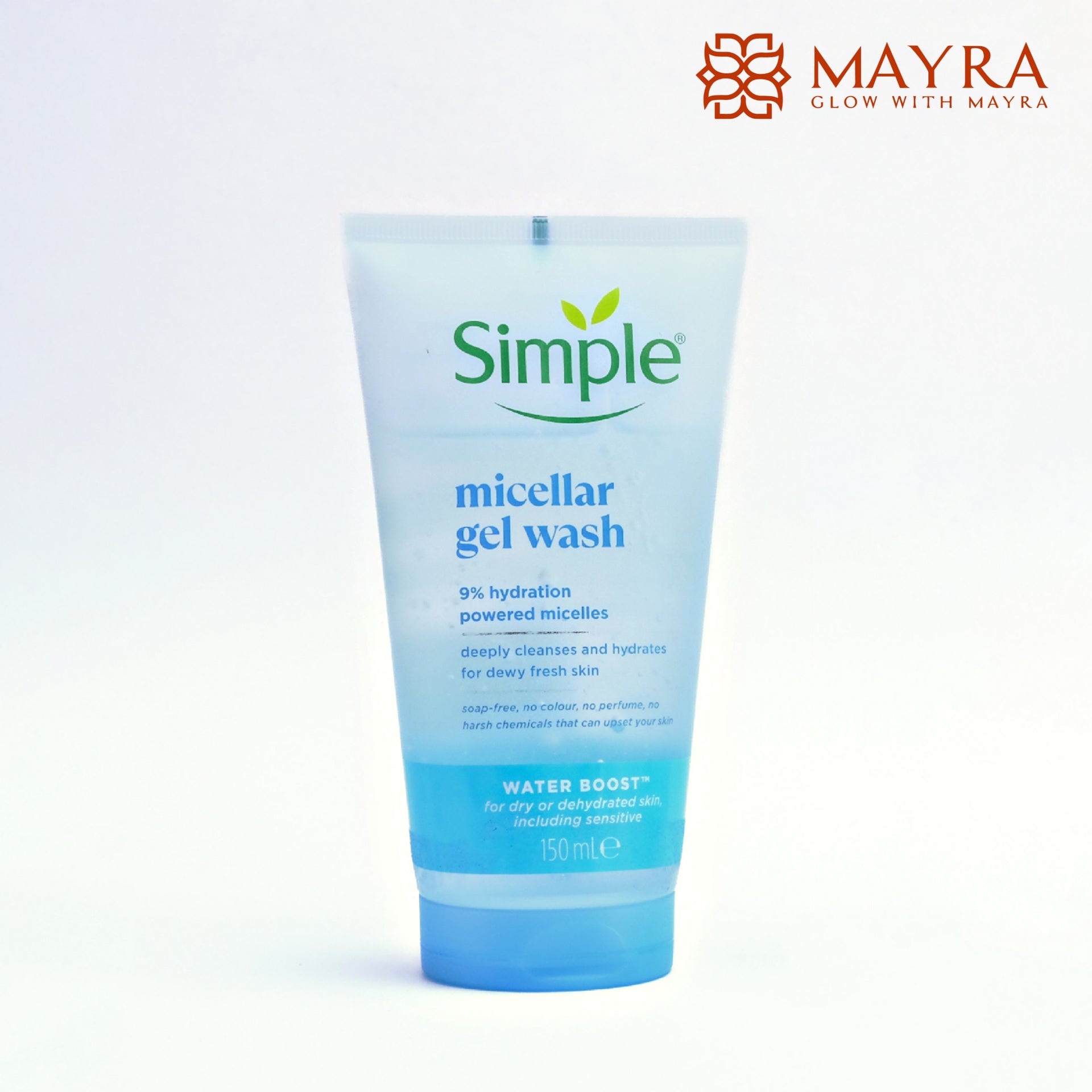 Simple Water Boost Micellar Facial Gel Wash (150ml)
