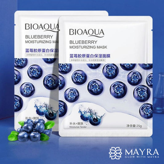 Bioaqua Blueberry Moisturizing Sheet Mask.(25g)